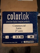 ColorLok Commercial Satin Photo Paper Roll - 24 x 100ft, 2 Core - New picture