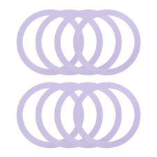 8Pcs Magnetic Adapter Ring, Magnetic Wireless Charger Conversion Kit, Purple picture