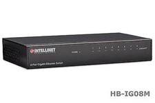 8-Port Gigabit 10/100/1000 Mbps Ethernet Desktop Switch - Intellinet (530347) picture