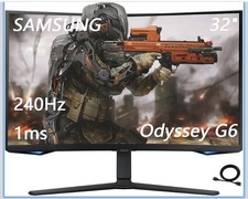 Samsung 32-Inch Odyssey G65B Curved Gaming Monitor, 240Hz, 1ms Smart Apps picture