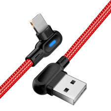3X 90 Degree USB Cable 3FT Fast Charging Cord For iPhone 6 7 8 XR SE 11 12 13 14 picture