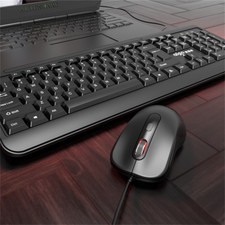 Wired Keyboard 104 Keys USB Interface Wired Arabic Keyboard ABS Office Keyboa picture