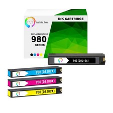 4Pk TCT Compatible For HP 980 OfficeJet X555dn X555xh M585z CMYK Ink Cartridge picture