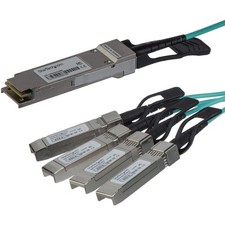 StarTech AOC Breakout Cable for Cisco QSFP-4X10G-AOC7M - 7m 40G 1x QSFP+ to 4x picture