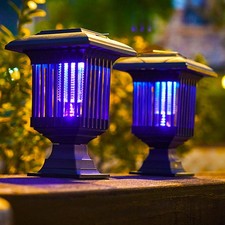Solar Outdoor Electric Mosquito Lamp Rainproof Light Control picture