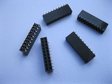 30 pcs SMD SMT 2.54mm 2x10 20pin Female Pin Header Double Row Strip Gold Plated picture