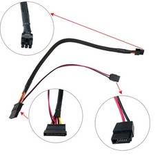For Dell Slim ECS1250 DS1265 HDD Cable with SATA Port& Optical Drive Cable 6pin picture