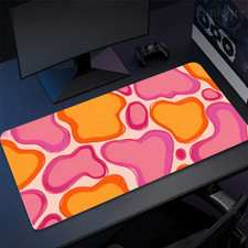 1pc Non-Woven Fabric Keyboard and Mouse Pad with Colorful Abstract Pattern and picture