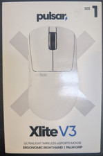 Pulsar Xlite v3 Ultralight Wireless Gaming Mouse PXV312 Size 1 Mini w/ 4K Dongle picture