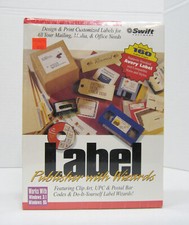 Swift Software - Label Publisher with Wizards - Vintage - BRAND NEW SEALED picture