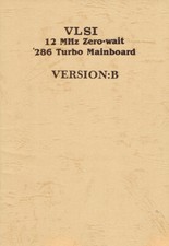 Manual VLSI 12MHz Zero-Wait 286 Turbo Mainboard Version:B (1988) picture
