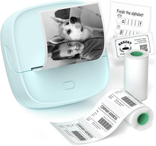 JD-23 Sticker Printer, Mini Portable Thermal Printer Print Pod, Inkless Bluetoot picture
