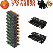 US STOCK 10PK TN880 2PK DR820 Set Cartridge DCP-L5650DN HL-L6400DW MFC-L5800DW picture