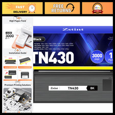 Black Toner Cartridge Replacement for Brother TN430 TN460 HL DCP MFC Printers 1- picture