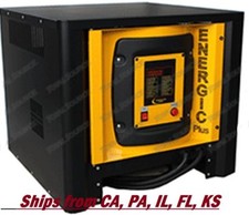 FORKLIFT BATTERY CHARGER 48 VOLTS THREE 3 PHASE DIGITAL 48V 80 AMP 208-240-480V picture