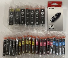 Lot Of E-Z Ink 250 XL, 251 XL and Canon PGI 250 Ink Cartridges picture