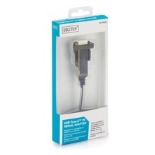 Digitus USB-C to Serial Adaptor DA-70166, USB 2.0 W10, 8, 7, XP,Mac OS X, Linux  picture