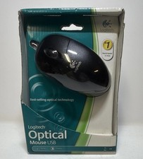 Logitech USB Wired Optical Mouse 3-Button 1000 DPI 931369-0403 Never Opened picture