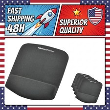 Fellowes PlushTouch Mouse Pad with Wrist Support Microban Graphite picture