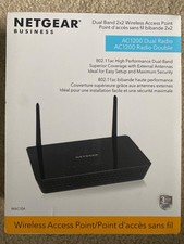 NETGEAR Business AC1200 Wireless Access Point WAC104 Dual Band Used In Box picture