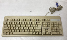 Vintage BTC Keyboard Model 5121 E5XKBM104M10UC 5 Pin Din Beige picture
