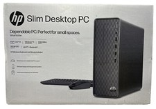 HP Slim S01-PF2033W (512GB SSD Intel Core i3-12100 3.7GHz 8GB RAM) Tower Desktop picture