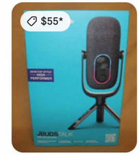 JLab JBuds Talk USB Desktop Style Freestanding Microphone Performer, Black picture