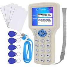 LEXI ID IC HID Card Copier, NFC Reader, 125KHz 13.56MHz 10 Frequency RFID Acc... picture