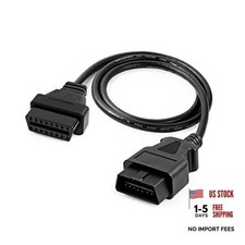 OBD2 OBD II 16Pin Male to Female Diagnostic Extension Convert Cable Adapter picture