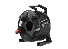 Armored Fiber Optic Cable ST to ST 6 Strands Single Mode with Fiber Reel picture