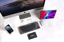 KEYCHRON K3 VERSION 2, 84 KEYS ULTRA-SLIM WIRELESS BLUETOOTH/USB WIRED -  BLACK picture