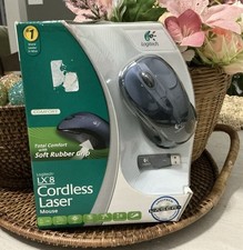 Logitech LX8 Cordless Laser Mouse USB PC/MAC Comfort Grip. (NEW IN BOX 2007) picture