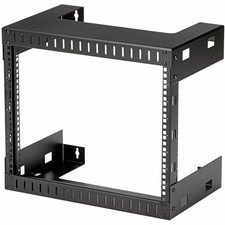 StarTech 2-Post 8U Heavy-Duty Wall-Mount Network Rack, 19