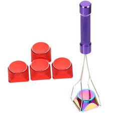 Colorful Aluminum Metal Keycap Set Replacement Keycaps with Key Puller picture
