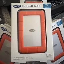 Lacie Rugged Mini 2TB USB 3.0 External Hard Drive RUGU3M2  picture