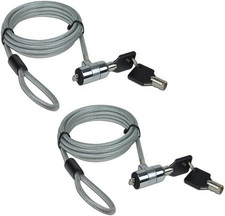 2Pcs 6 feet Laptop Lock Notebook Security Cable Lock picture