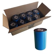 8 Rolls 4.33'' x 1476' Premium Resin Enhanced Wax Ribbon 110mm x 450m SHIPS FREE picture
