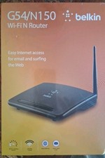 Belkin G54/N150 Wireless Router WiFi 150 MBPS 2.4 Ghz Web Surf, Email, Chat picture