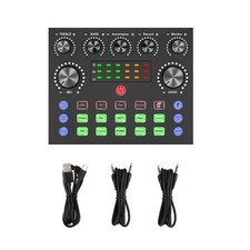 1set V8S Sound Card Live Streaming Appliance Microphone Audio Card Equipment picture