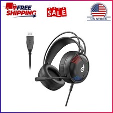 Professional Wired Gaming Headset with Microphone LED and USB Plug  picture