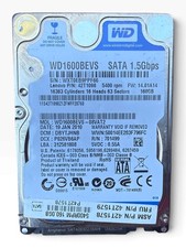 Western Digital 2.5-Inch SATA WD1600BEVS-08VAT2 160GB 5400 RPM Laptop Hard Drive picture