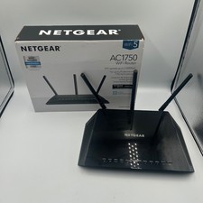 NETGEAR WiFi Router Black AC1750 Smart Dual Band Model R6400v2 Tested picture