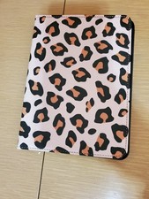 COBAK Universal 7 in Leather Folio Case Leopard Print Foldable Stand picture
