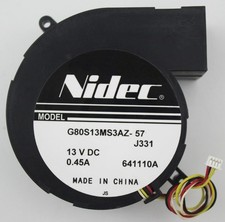 1PCS New NIDEC Projector Cooling Fan 4-wire For Nidec G80S13MS3AZ-57 13V 0.45A picture