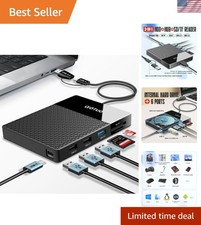 Portable 500GB USB-C Multiport Docking Station - 7-in-1 Connectivity Hub picture