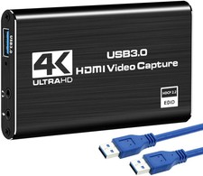 4K Audio Video Capture Card, USB 3.0 HDMI Video Capture Device Full HD picture