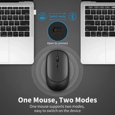 XIAOMI MI PORTABLE MOUSE WIRELESS USB BLUETOOTH MAC PC WOW Fast Shipping picture