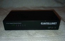 Intellinet 5-Port Gigabit Ethernet Switch (530378) Power Cord Included Tested picture