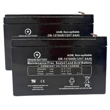 For CyberPower RB1280X2D UPS Battery Replacement Kit 12V 7Ah AGM SLA Deep Cycle picture