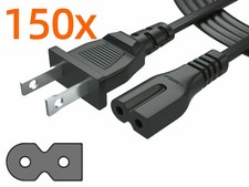 Lot (150) OPEN BOX US 2 Prong Pin 6ft Polarized Power Cord Cable picture